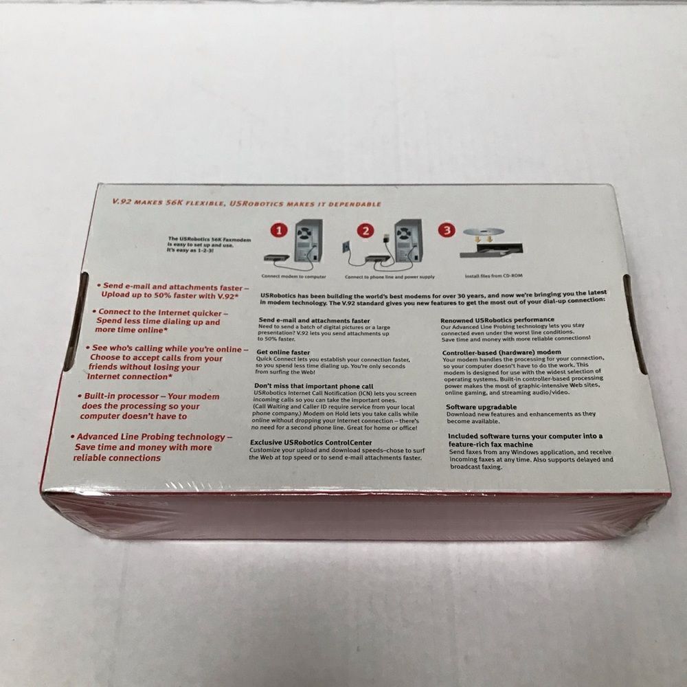 NIB USRobotics 56K fax modem - Picture 4 of 5
